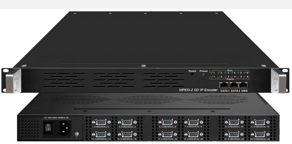 NDS3542K 8/12/24路標清圖文編碼器（文字、圖片、二維碼 8-24路CVBS）