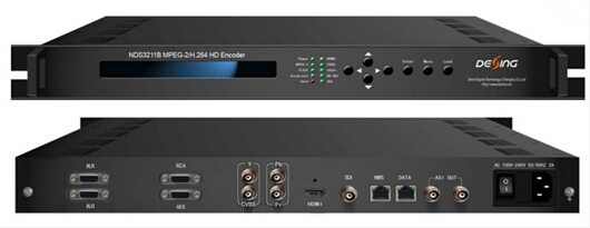 NDS3211B單路MPEG-2、MPEG-4 AVC/H.264高清編碼器