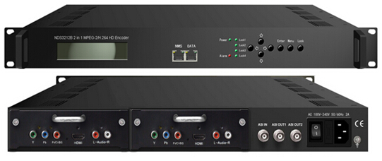 NDS3212B 2合1MPEG-2、MPEG-4 AVC/H.264高清編碼器